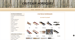 Desktop Screenshot of couteaux-nordiques.com