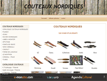 Tablet Screenshot of couteaux-nordiques.com
